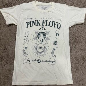 Pink Floyd Cream Cotton Tee A-108